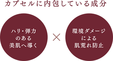 カプセルに内包している成分